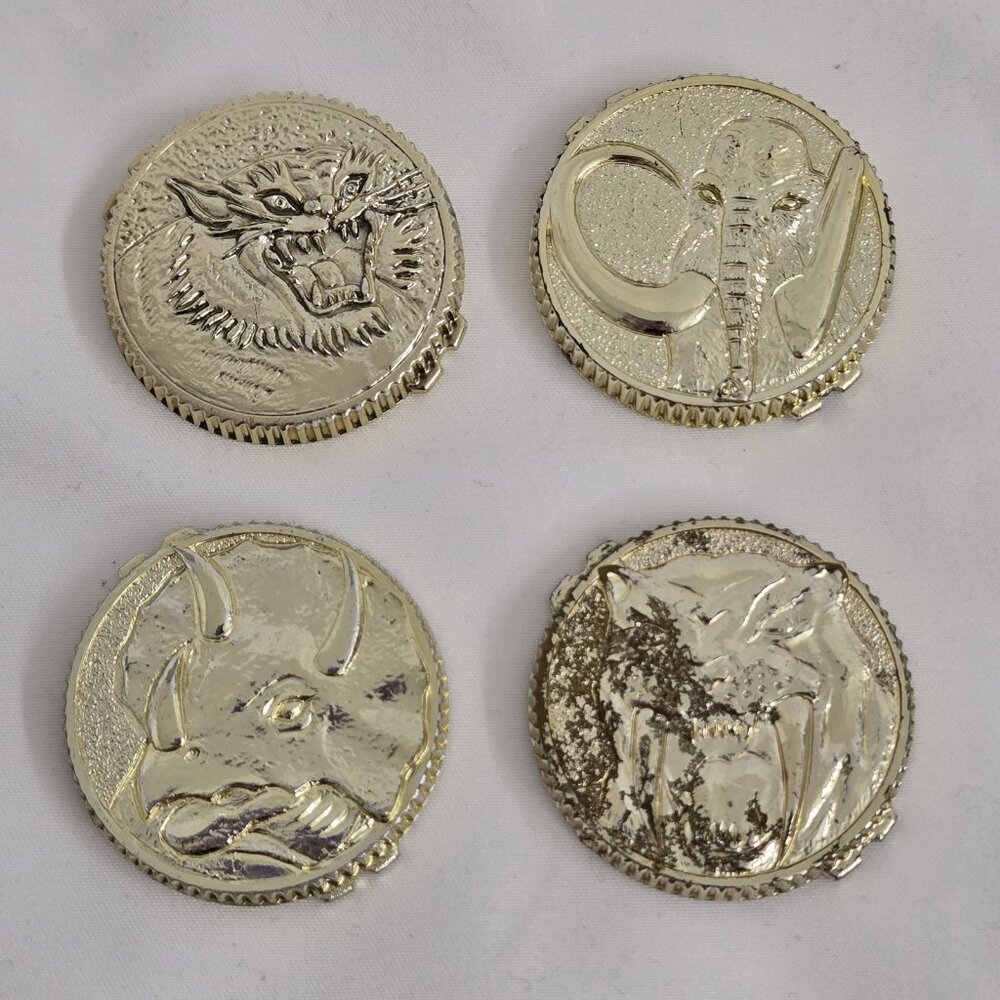 Mighty Morphin Power Rangers Power Morpher Coins (Lot Of 4)